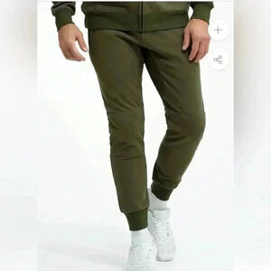 Swet Tailor Stretch Fleece Jogger Army Green Size Large NWT